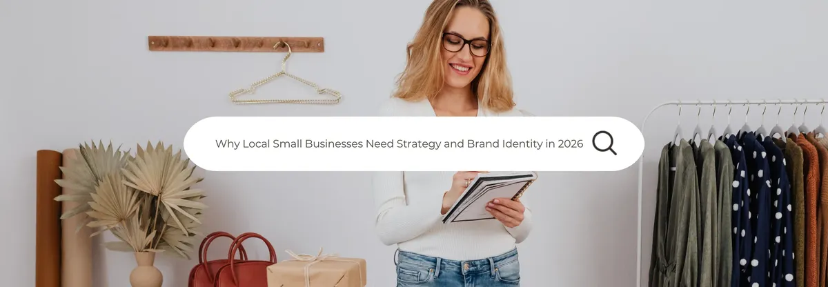 Perché le piccole attività locali hanno bisogno di strategia e brand identity nel 2026